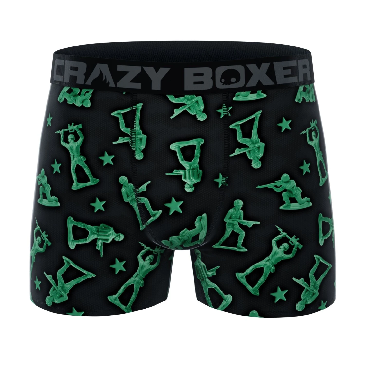 CRAZYBOXER ALLSTAR - Army Men's Boxer Briefs 3 CRAZYBOXER ALLSTAR - Army Men's Boxer Briefs