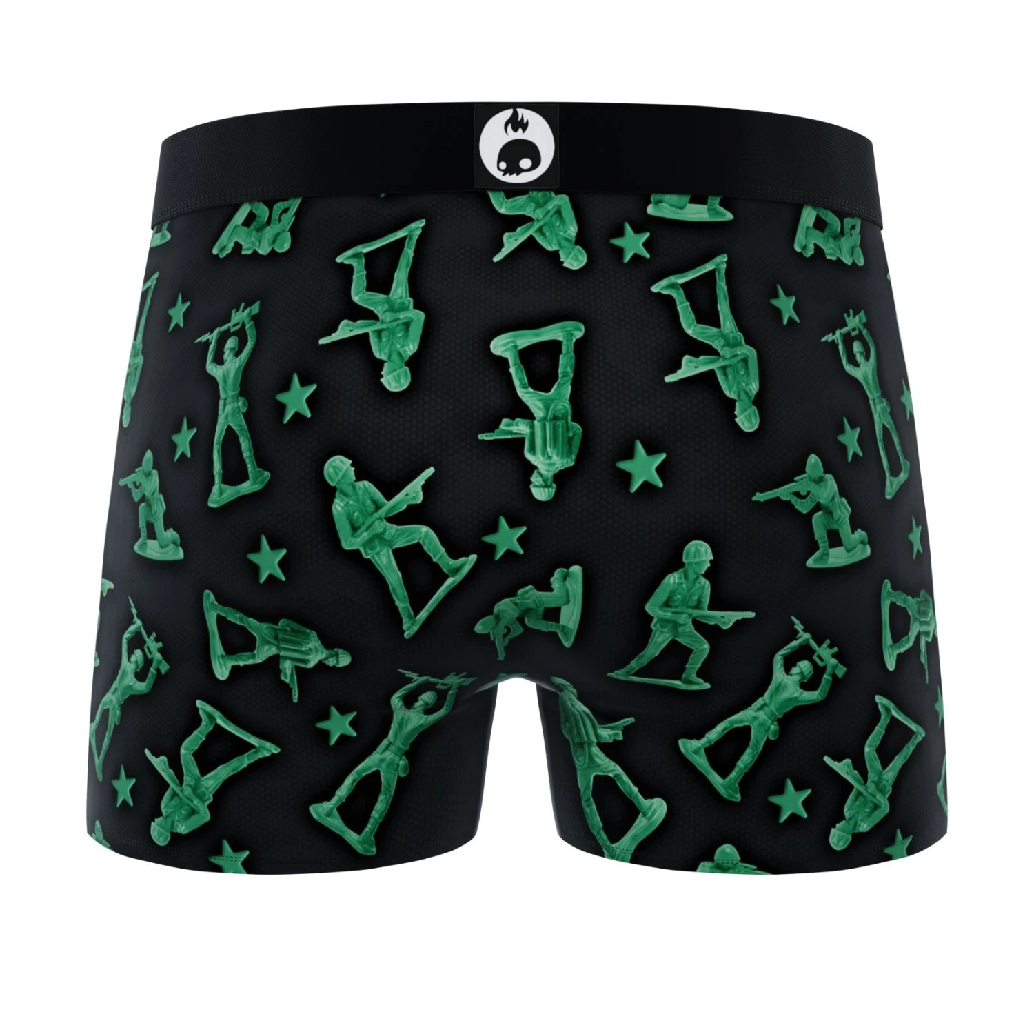 CRAZYBOXER ALLSTAR - Army Men's Boxer Briefs 4 CRAZYBOXER ALLSTAR - Army Men's Boxer Briefs - Image 2