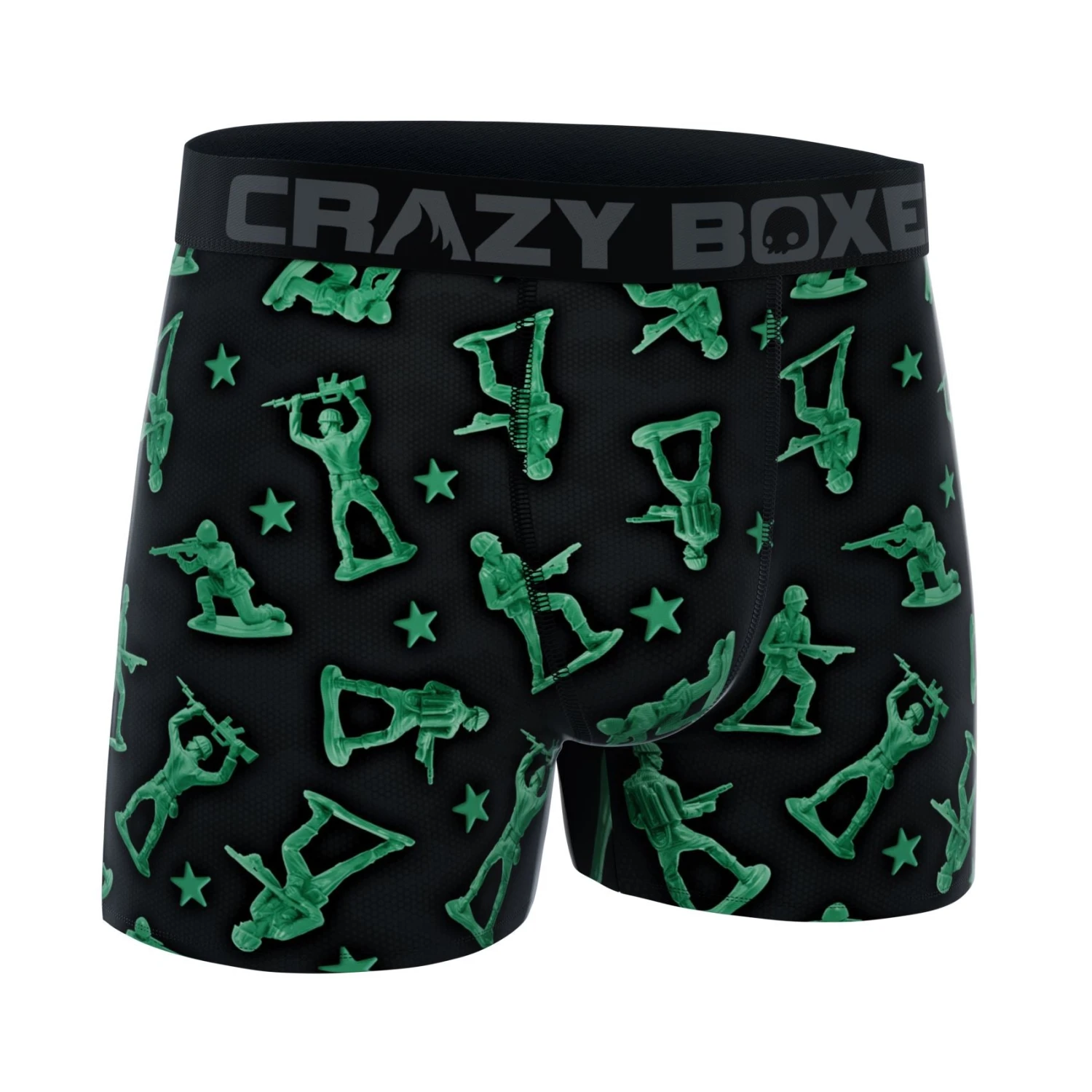 CRAZYBOXER ALLSTAR - Army Men's Boxer Briefs 5 CRAZYBOXER ALLSTAR - Army Men's Boxer Briefs - Image 3