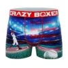 CRAZYBOXER All Stars Baseball Men's Boxer Briefs -Crazyboxer Sales Store CBALS0101BASE 0
