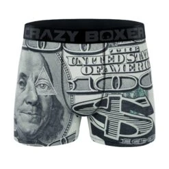 CRAZYBOXER Benjamin Franklin Men's Boxer Briefs