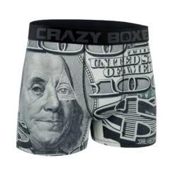 CRAZYBOXER Benjamin Franklin Men's Boxer Briefs -Crazyboxer Sales Store CBALS0101BENJI 3