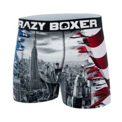 CRAZYBOXER NYC Men's Boxer Briefs 9 CRAZYBOXER NYC Men's Boxer Briefs -Crazyboxer Sales Store CBALS0101FLA2 4