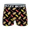 CRAZYBOXER Men's Hot Dog All Star Boxer Briefs -Crazyboxer Sales Store CBALS0101HOTD 0