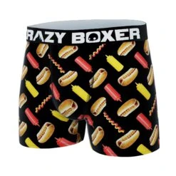 CRAZYBOXER Men's Hot Dog All Star Boxer Briefs -Crazyboxer Sales Store CBALS0101HOTD 4