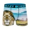 CRAZYBOXER Lion All Star Men's Boxer Briefs -Crazyboxer Sales Store CBALS0101LION 0