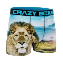 CRAZYBOXER Lion All Star Men's Boxer Briefs -Crazyboxer Sales Store CBALS0101LION 3