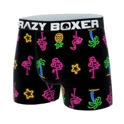 Men's Boxer Briefs - ALL STARS - NEON -Crazyboxer Sales Store CBALS0101NEON 4