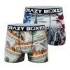 CRAZYBOXER USA Money Men's Boxer Briefs (2 Pack) -Crazyboxer Sales Store CBALS0101X2A10 1