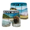 CRAZYBOXER All Star Lion Bear Men's Boxer Briefs (2 Pack) -Crazyboxer Sales Store CBALS0101X2A1 1