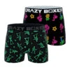 CRAZYBOXER All Star Army Flamingo Men's Boxer Briefs (2 Pack)