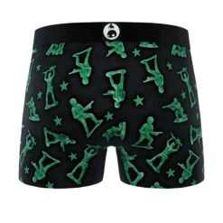 CRAZYBOXER All Star Army Flamingo Men's Boxer Briefs (2 Pack) -Crazyboxer Sales Store CBALS0101X2C1 8