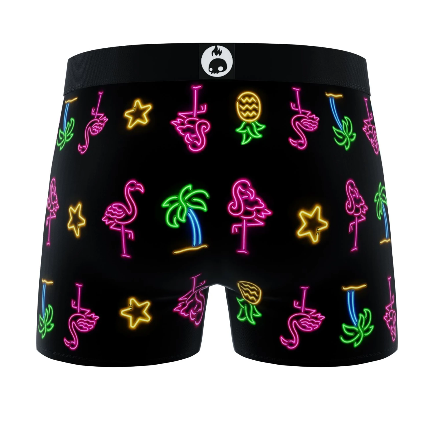 CRAZYBOXER All Star Neon Army Men's Boxer Briefs (3 Pack) 5 CRAZYBOXER All Star Neon Army Men's Boxer Briefs (3 Pack) - Image 3