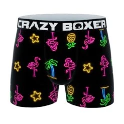 CRAZYBOXER Flamingo Men's Boxer Briefs (6 Pack) -Crazyboxer Sales Store CBALS0101X6A1 7