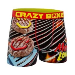 CRAZYBOXER BBQ Men's Boxer Briefs 8 CRAZYBOXER BBQ Men's Boxer Briefs -Crazyboxer Sales Store CBALS0102BBQ2 3