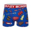 CRAZYBOXER All Star BBQ Men's Boxer Briefs -Crazyboxer Sales Store CBALS0102BBQ 0
