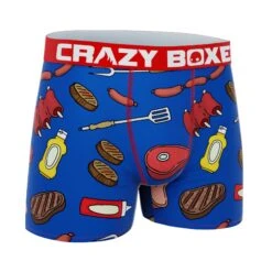 CRAZYBOXER All Star BBQ Men's Boxer Briefs -Crazyboxer Sales Store CBALS0102BBQ 3