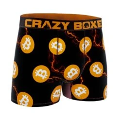 CRAZYBOXER All Star Bitcoin Men's Boxer Briefs -Crazyboxer Sales Store CBALS0102BITC 3