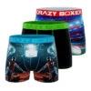 CRAZYBOXER All Star Baseball Basketball Men's Boxer Briefs (3 Pack) -Crazyboxer Sales Store CBALS0102X3A1 1