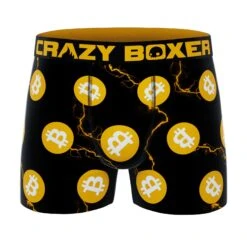 CRAZYBOXER All Star Bitcoin Cash Men's Boxer Briefs (3 Pack) -Crazyboxer Sales Store CBALS0102X3A4 5