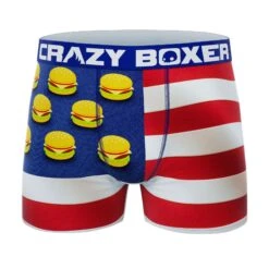 CRAZYBOXER All Star USA Men's Boxer Briefs (6 Pack) -Crazyboxer Sales Store CBALS0102X6A2 7