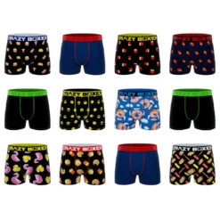 CRAZYBOXER All Star Food Men's Boxer Briefs (12 Pack)