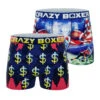 CRAZYBOXER Men's Football Dollars All Star Boxer Briefs (2 Pack) 1 CRAZYBOXER Men's Football Dollars All Star Boxer Briefs (2 Pack) -Crazyboxer Sales Store CBALS0103X2C7 1