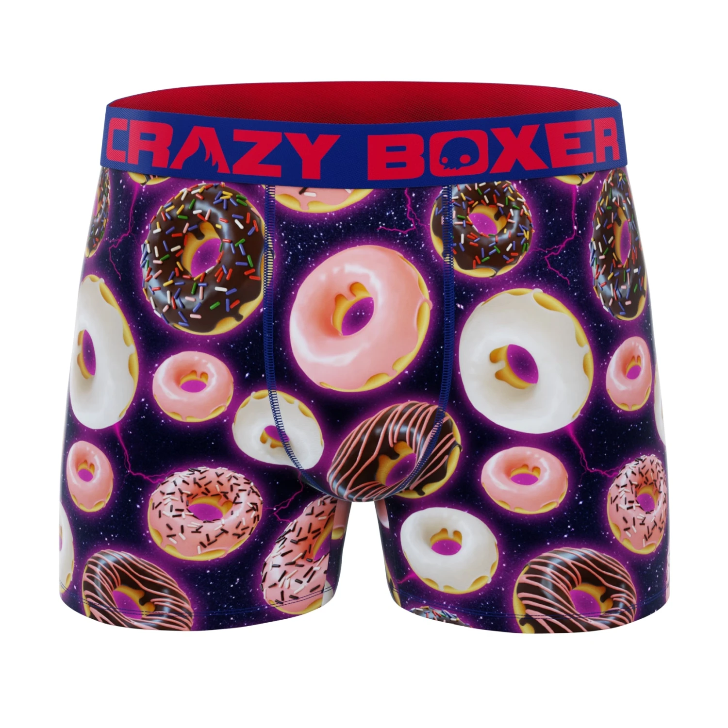 CRAZYBOXER Tropical Donut Men's Boxer Briefs (3 Pack) 4 CRAZYBOXER Tropical Donut Men's Boxer Briefs (3 Pack) - Image 2