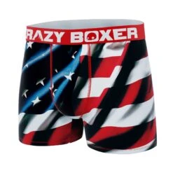 CRAZYBOXER American Flag Kid's Boxer Briefs -Crazyboxer Sales Store CBAMA03FLAG 3
