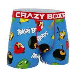 CRAZYBOXER Angry Bird Attack Men's Boxer Briefs 8 CRAZYBOXER Angry Bird Attack Men's Boxer Briefs -Crazyboxer Sales Store CBANG0101CAR1 3