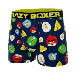 CRAZYBOXER Angry Birds All Characters Men's Boxer Briefs 9 CRAZYBOXER Angry Birds All Characters Men's Boxer Briefs -Crazyboxer Sales Store CBANG0101CAR2 4