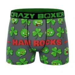 CRAZYBOXER Angry Birds Boxer Briefs (Creative Packaging) -Crazyboxer Sales Store CBANG0101LUCKN 1