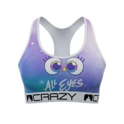 CRAZYBOXER Angry Birds Eyes Women's Sports Bra