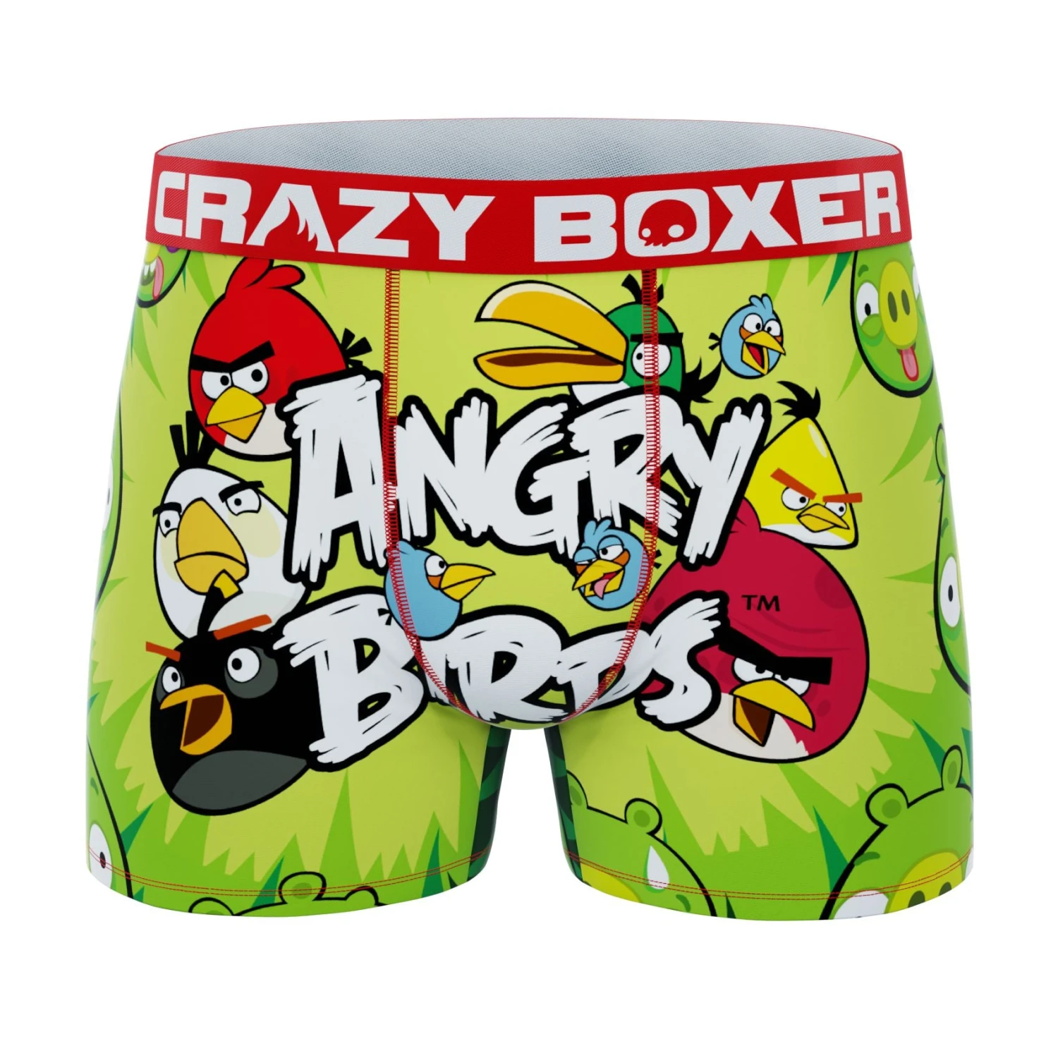 CRAZYBOXER Angry Bird Attack Kid's Boxer Briefs 3 CRAZYBOXER Angry Bird Attack Kid's Boxer Briefs