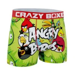 CRAZYBOXER Angry Bird Attack Kid's Boxer Briefs 8 CRAZYBOXER Angry Bird Attack Kid's Boxer Briefs -Crazyboxer Sales Store CBANG0301GREN 3