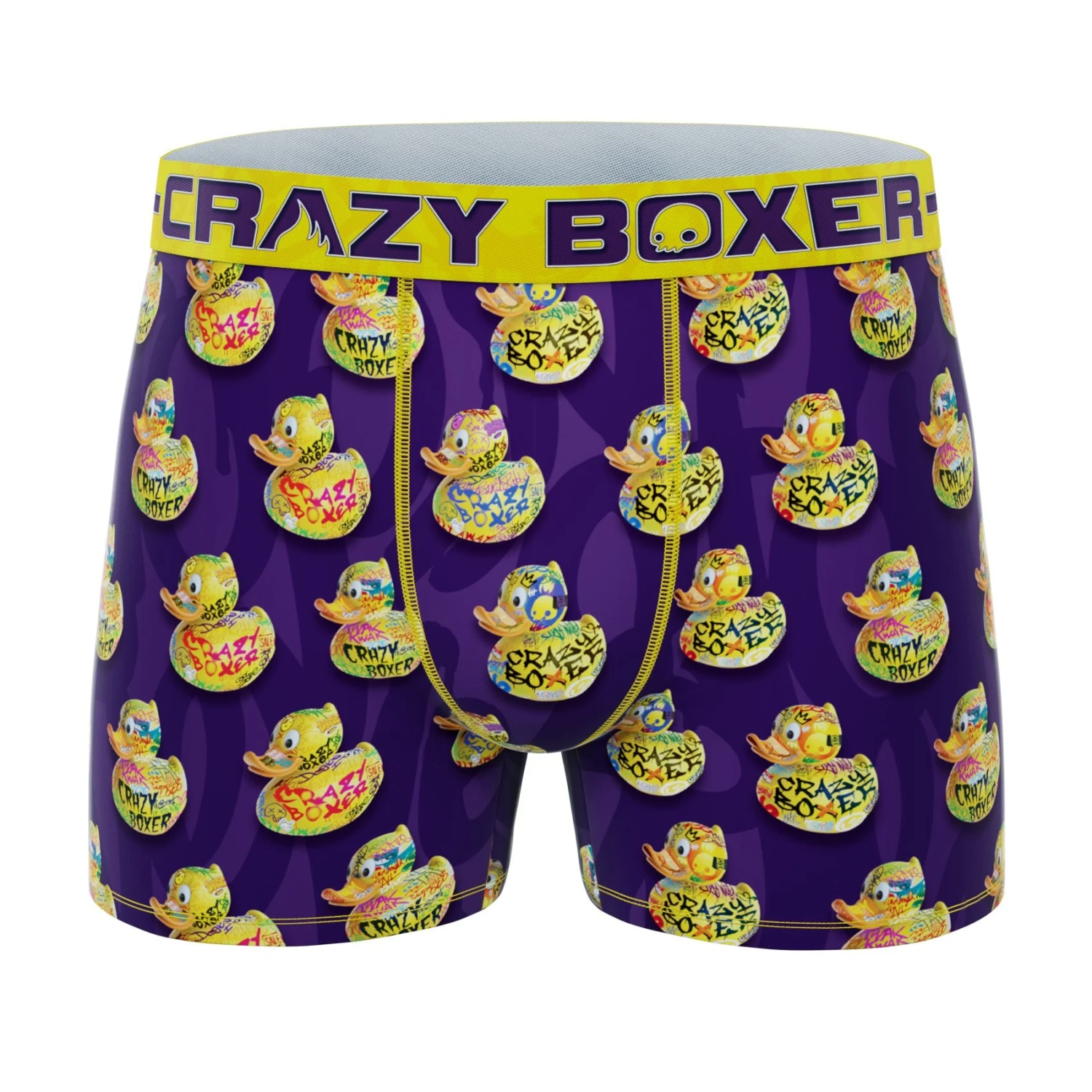 CRAZYBOXER Tropical Duck Donuts Men's Boxer Briefs (3 Pack) 4 CRAZYBOXER Tropical Duck Donuts Men's Boxer Briefs (3 Pack) - Image 2