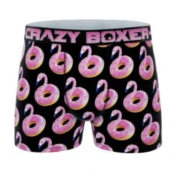 CRAZYBOXER Tropical Duck Donuts Men's Boxer Briefs (3 Pack) 14 CRAZYBOXER Tropical Duck Donuts Men's Boxer Briefs (3 Pack) -Crazyboxer Sales Store CBANI0101X3A1 5