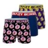 CRAZYBOXER Tropical Duck Donuts Men's Boxer Briefs (3 Pack) 1 CRAZYBOXER Tropical Duck Donuts Men's Boxer Briefs (3 Pack) -Crazyboxer Sales Store CBANI0101X3A1 8