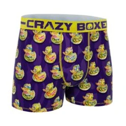 CRAZYBOXER Animals Duck Men's Boxer Briefs 8 CRAZYBOXER Animals Duck Men's Boxer Briefs -Crazyboxer Sales Store CBANI01DUCK 3