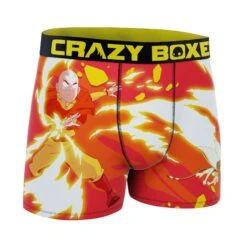 CRAZYBOXER Avatar The Last Airbender Men's Boxer Briefs -Crazyboxer Sales Store CBAVA0101ORAN 3