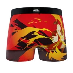 CRAZYBOXER Avatar Zuko Men's Boxer Briefs -Crazyboxer Sales Store CBAVA0101RED 2