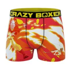 CRAZYBOXER Avatar Elements Men's Boxer Briefs (Pack 2) -Crazyboxer Sales Store CBAVA0101X2A1 6