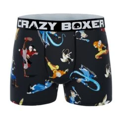 CRAZYBOXER Avatar Zuko + Avatar Group Men's Boxer Briefs (Pack 2) -Crazyboxer Sales Store CBAVA0101X2A2 6