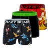 CRAZYBOXER Avatar Zuko + Black + Avatar Men's Boxer Briefs (3 Pack) -Crazyboxer Sales Store CBAVA0101X3A2 1