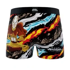 CRAZYBOXER Avatar Black Men's Boxer Briefs (3 Pack) -Crazyboxer Sales Store CBAVA0101X3A3 9