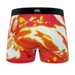 CRAZYBOXER Avatar Fire Men's Boxer Briefs (3 Pack) -Crazyboxer Sales Store CBAVA0101X3A6 9