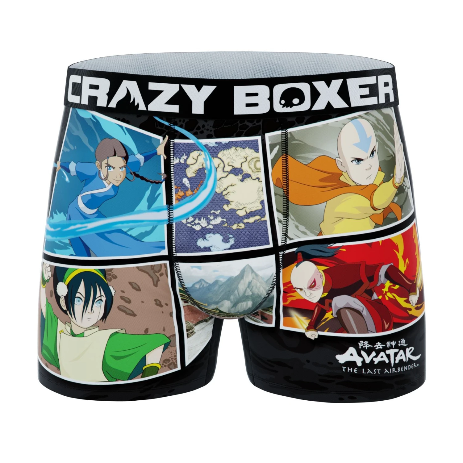 CRAZYBOXER Avatar Elements Men's Boxer Briefs (3 Pack) 4 CRAZYBOXER Avatar Elements Men's Boxer Briefs (3 Pack) - Image 2