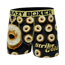 CRAZYBOXER Bling Bling Donuts Men's Boxer Briefs -Crazyboxer Sales Store CBBLI0101DONU 4