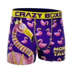 CRAZYBOXER Bling Bling Flamingo Men's Boxer Briefs 8 CRAZYBOXER Bling Bling Flamingo Men's Boxer Briefs -Crazyboxer Sales Store CBBLI0101PINK 3