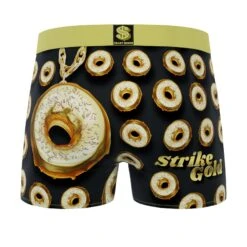 CRAZYBOXER Donuts Bling Bling Men's Boxer Briefs (2 Pack) -Crazyboxer Sales Store CBBLI0101X2A2 5